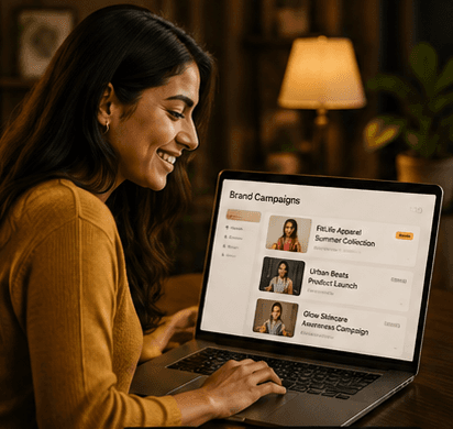 Browse open brand campaigns matched to your niche